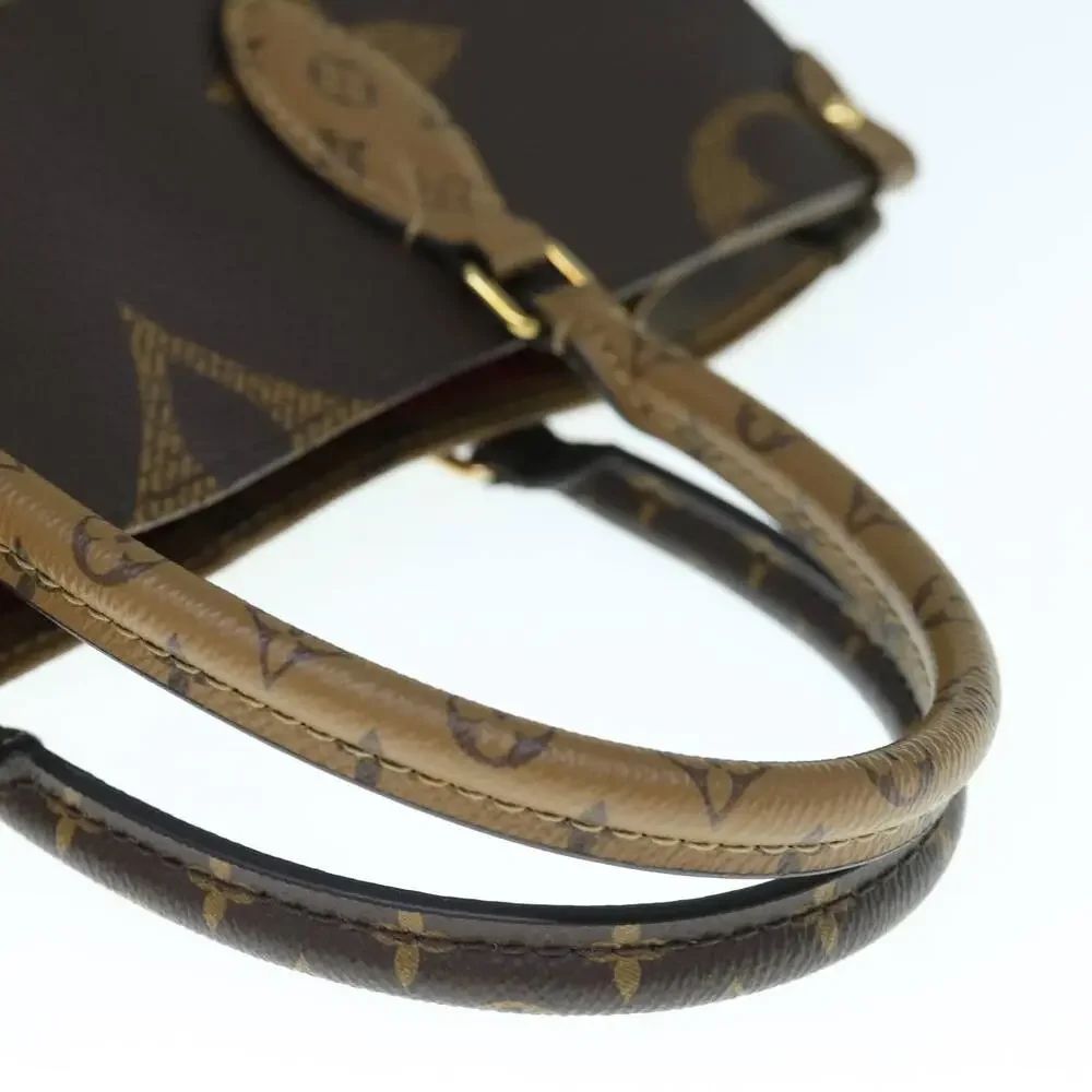 LOUIS VUITTON Monogram Reverse Giant On The Go MM Tote Bag M45321